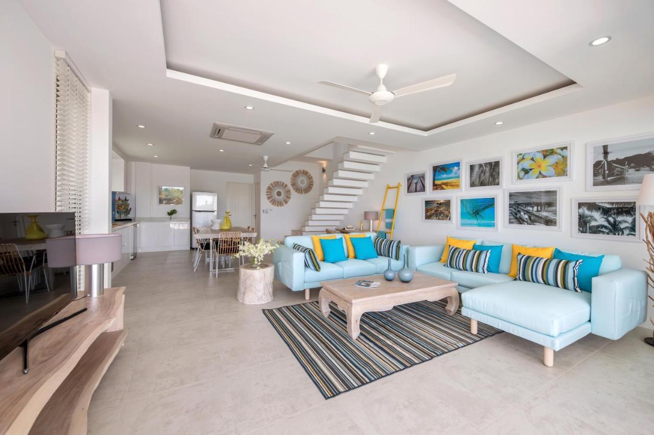 Beachside Villa - B18 - At Bayside Luxury Villas Samrong Bay Beach, 4 Bed 5 Bath, Sea & Sunset Views, Only 200M Walk To The Beach Choeng Mon Buitenkant foto