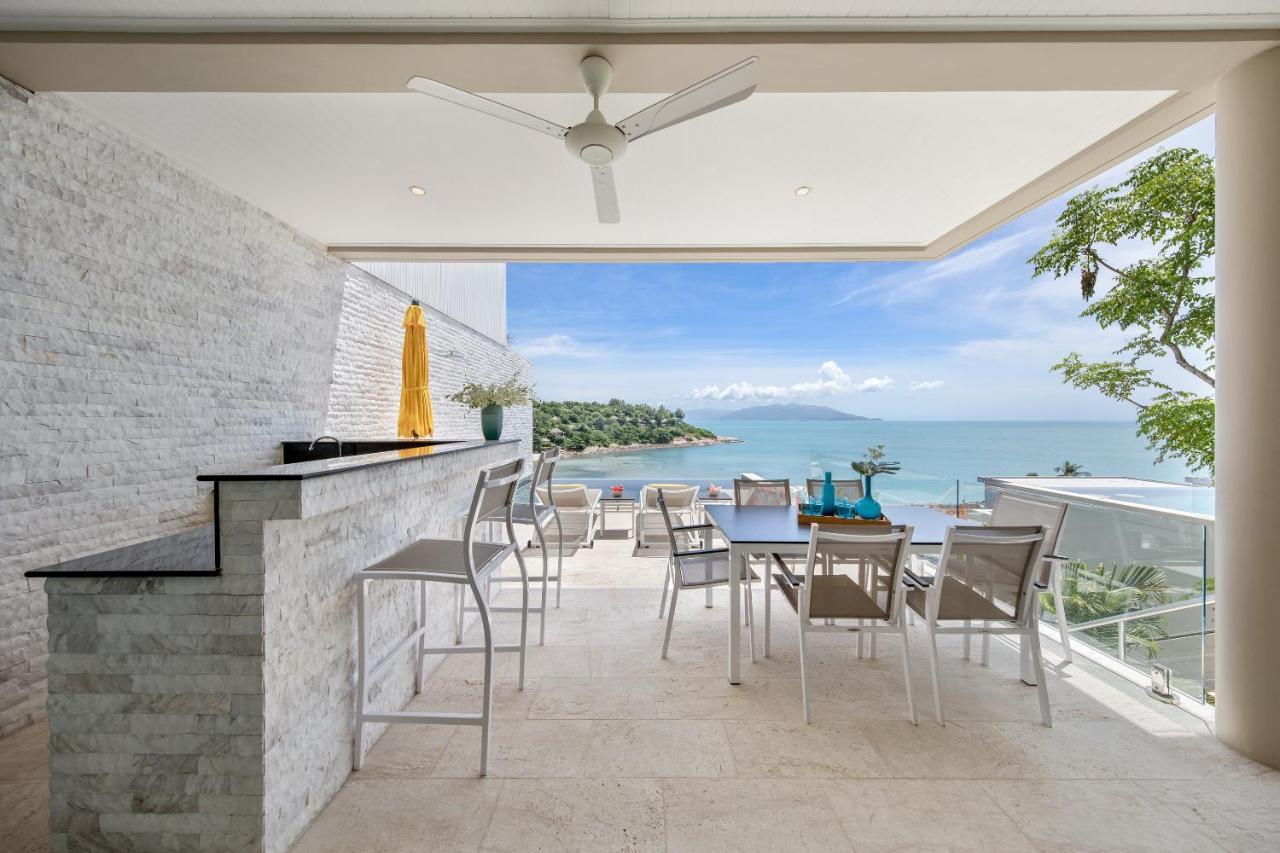 Beachside Villa - B18 - At Bayside Luxury Villas Samrong Bay Beach, 4 Bed 5 Bath, Sea & Sunset Views, Only 200M Walk To The Beach Choeng Mon Buitenkant foto
